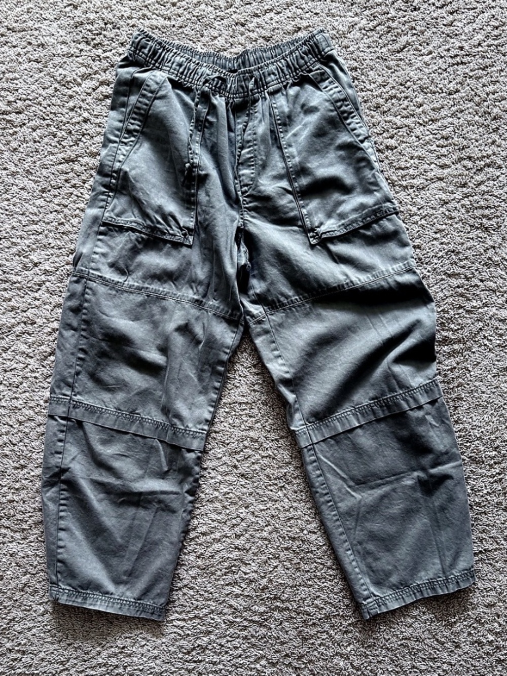 GAP Olive Green Khaki Utility Cargo Jogger Pants Size M Streetwear